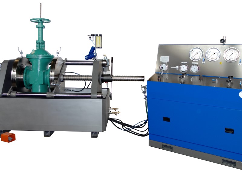 EFCO horizontal Valve Testbench clamping force