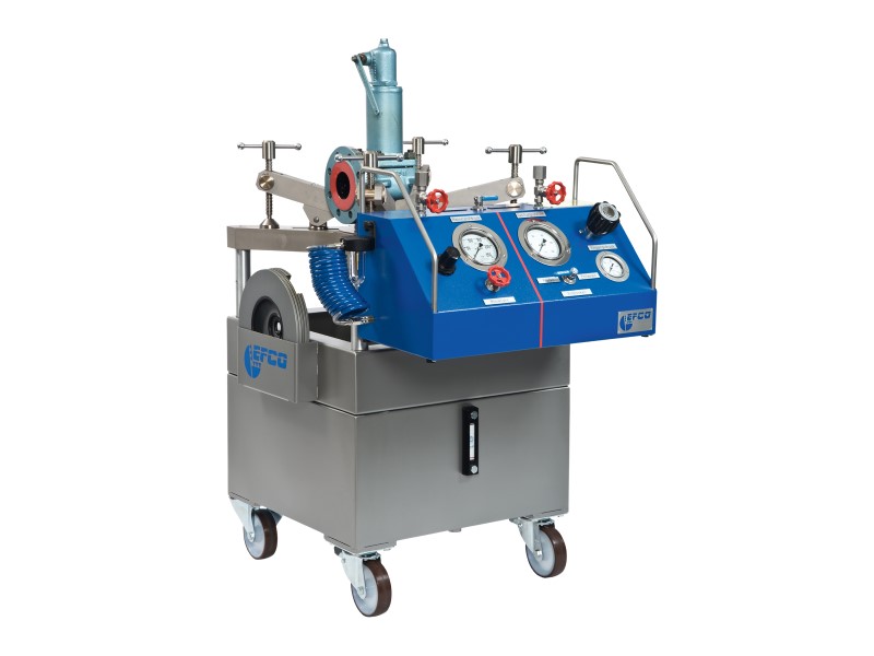 EFCO portable Valve Testbench clamping force