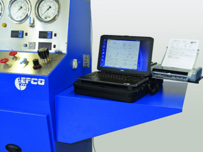 EFCO Valve Testbench Valve Test Documentation Software