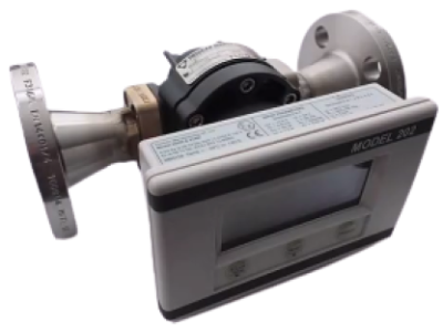 flanged, display Trigear Positive Displacement PD Flowmeter flanged with large display accurate flow metering of clean fluids including fuels, oils, additives, chemicals, food bases, paints, viscous emulsions, insecticides, alcohols and solvents, water-based, oil-based, PIC Engineering Malaysia, South East Asia